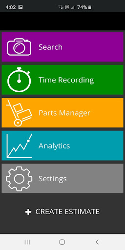 Android application iBodyshop screenshort