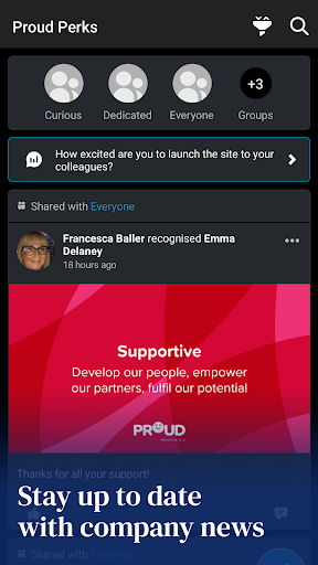 Android application BHX Proud Perks screenshort