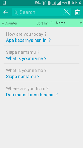 Indonesian English Translator Screen 3