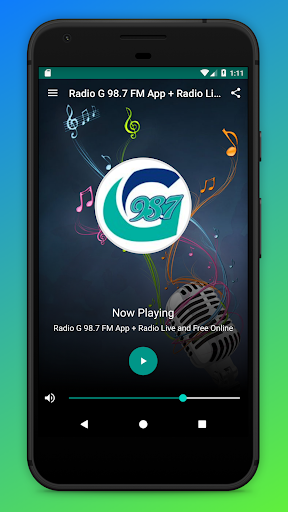 Android application G 98.7 FM Toronto Radio Canada screenshort