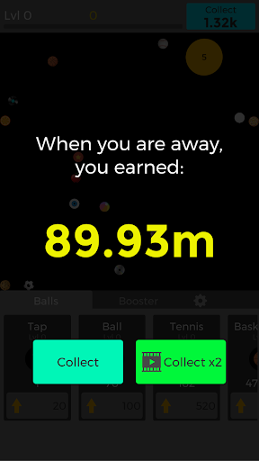 Android application Balls Clicker: Idler screenshort