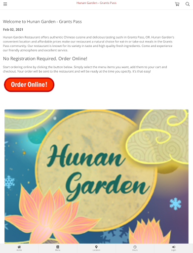 Hunan Garden - Grants Pass Screen 3