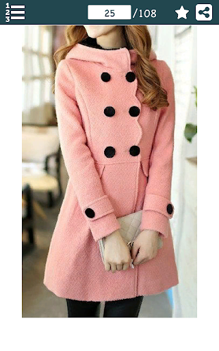 Android application Winter Outfit Designs for Girl screenshort