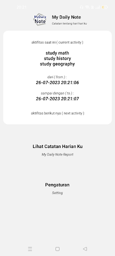 MDNOTE : My Daily Note Screen 2