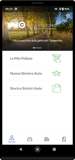Android application Campersereno screenshort