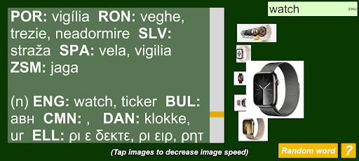 Multi Lingual Wordnet Screen 3
