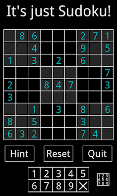 It's Just Sudoku! - Screenshot 1