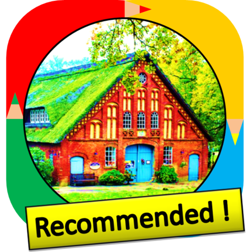 Color by Number - house logo