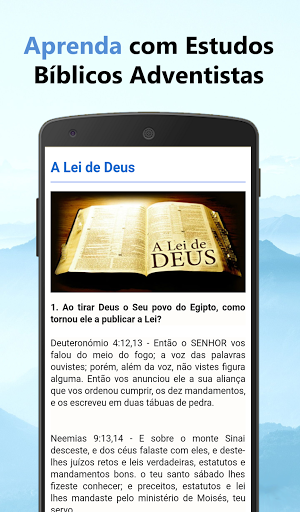 Android application Estudos Bíblicos Adventistas screenshort