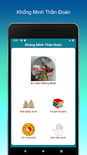 Android application Khổng Minh Bói Quẻ screenshort