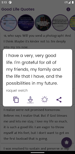 Good Life Quotes and Sayings Screen 3