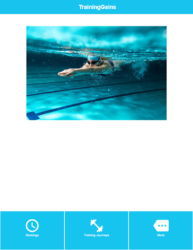 Android application TrainingGains screenshort