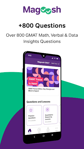 Android application GMAT Prep & Practice - Magoosh screenshort