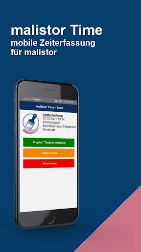 Android application malistor Time screenshort