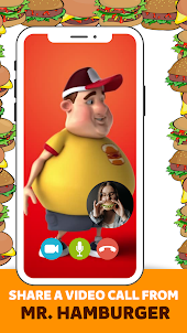 Fake call hamburger