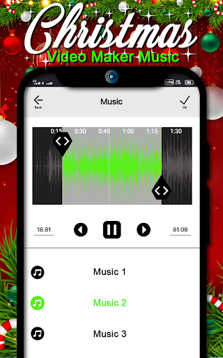 Christmas video maker music Screenshot