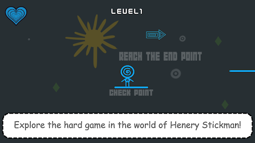 Android application Henery Stickman: 2D Platformer screenshort