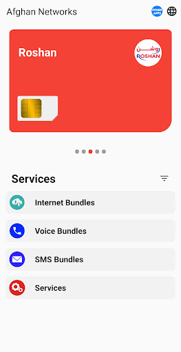 Android application Afghan Networks screenshort