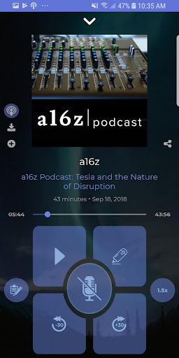 NoteCast: Podcast Player App w Screen 3