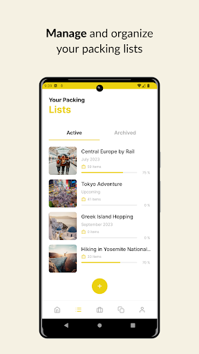 Packingbird — Packing List App