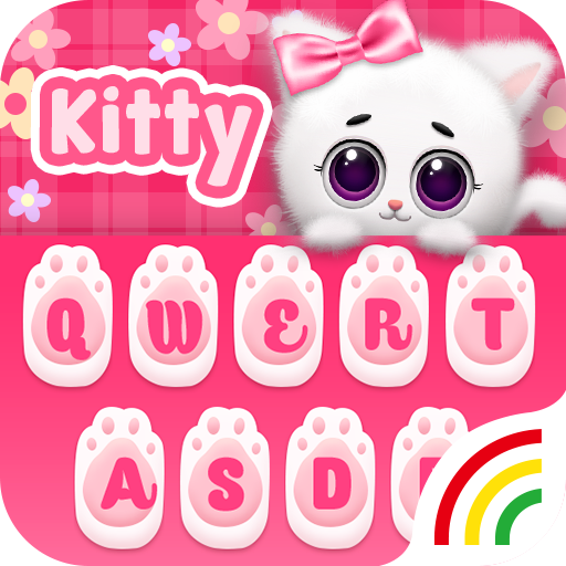 Pink Kitty Keyboard Theme  Icon