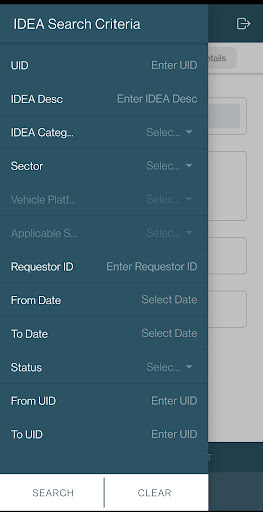 Android application Idea Generation screenshort