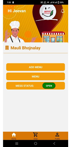 Android application Digi-Mess-Wala screenshort