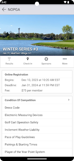 Northern Ohio PGA Screen 2
