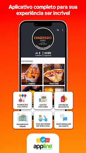 Android application Exagerado Gourmet screenshort