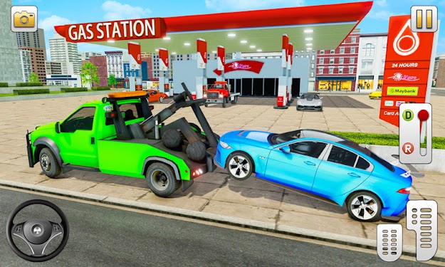 #2. Real Car Parking Gas Station (Android) By: Origin Gaming Studio