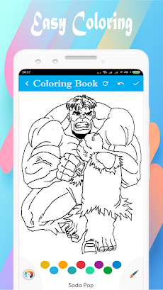 Superhero Coloring Bookのおすすめ画像2