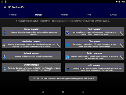 3C All-in-One Toolbox Pro key Schermata