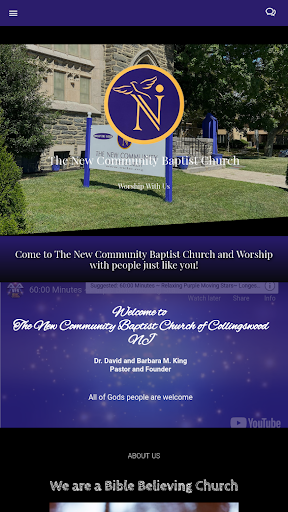 New Community Baptist Church Screen 2
