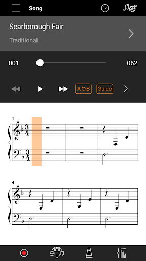 Screenshot of Smart Pianist