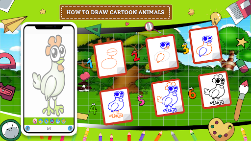 How to Draw Cartoon Animals Screen 2