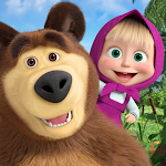 Cover Image of ดาวน์โหลด Masha และหมี เกมการศึกษา  APK