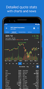 My Stocks Portfolio & Widget Screenshot