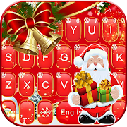 Red Christmas1 Keyboard Theme