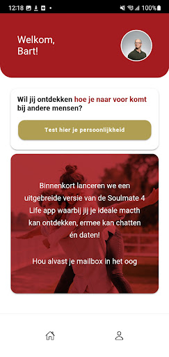 Android application Soulmate 4 Life screenshort