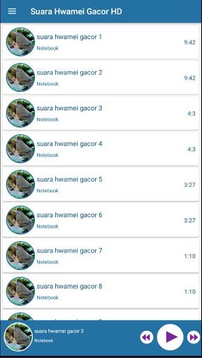 Suara Hwamei Gacor HD Screen 2