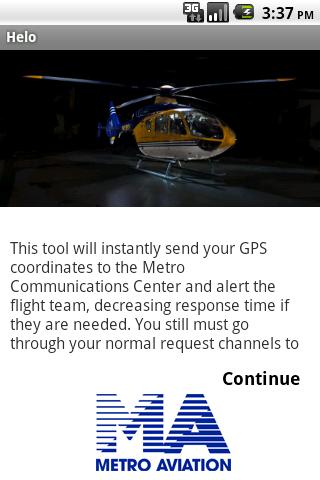 Android application Metro Alert screenshort