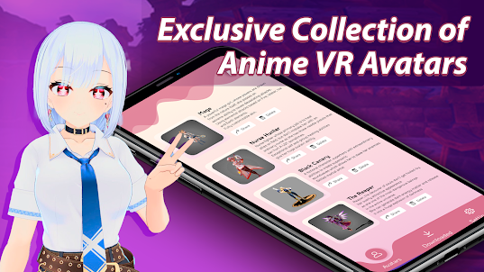 Anime avatars for VRChat