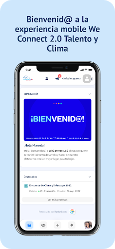 WeConnect 2.0 Talento y Clima Screen 3