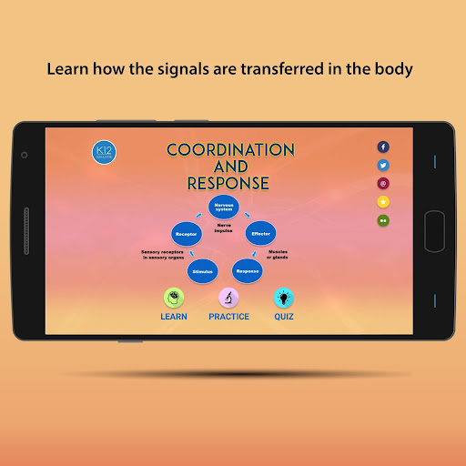Android application Coordination and Response screenshort