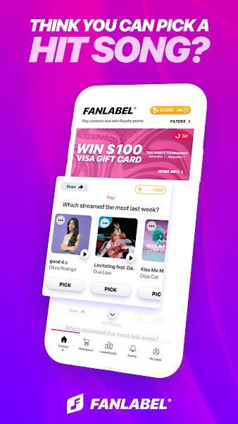  FanLabel - Daily Music Contests 