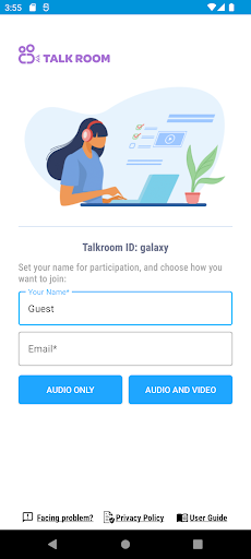 Talkroom Pro Screen 2