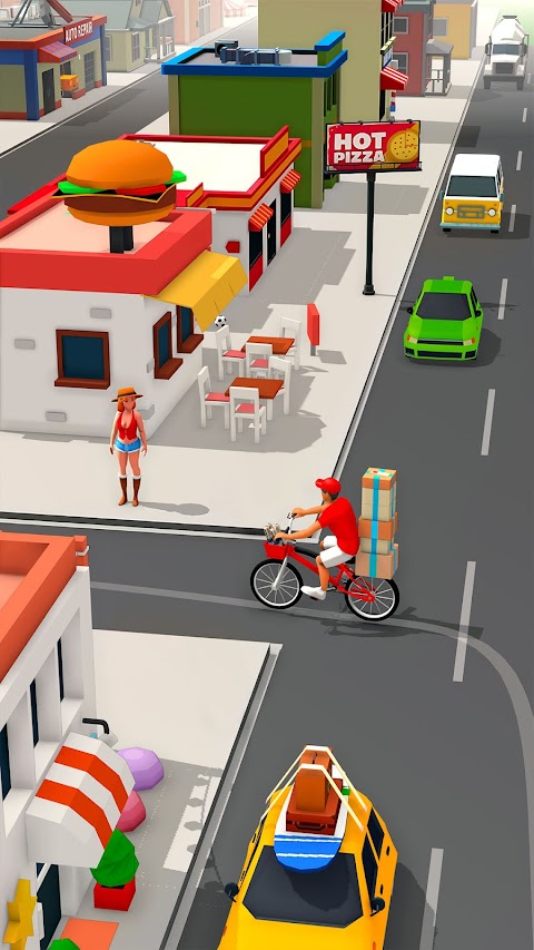 BMX Bike Ticket Delivery Gameのおすすめ画像5