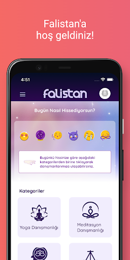 Android application Falistan: Yaşam Koçu screenshort
