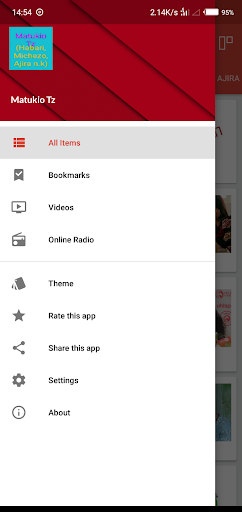 Android application Matukio Tz screenshort