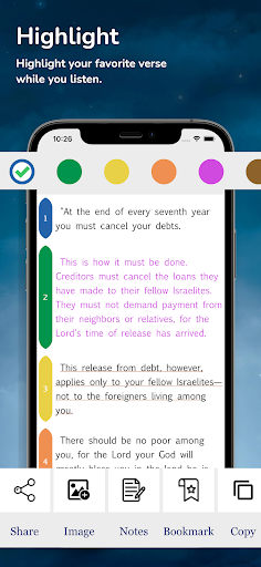 Screenshot of Latin Bible